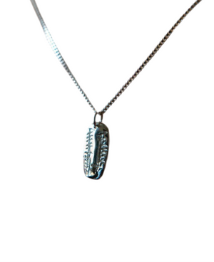 Anam Cara carved silver pendant necklace