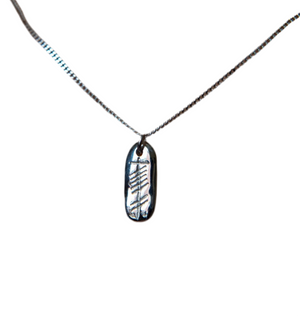 Love (carved silver pendant)