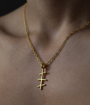 Mam necklace-small- Gold Vermeil