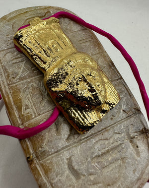 Hathor - gold plated bronze
