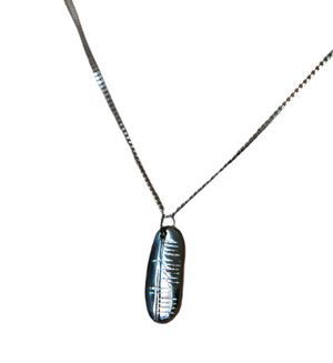 Happiness (carved silver pendant)