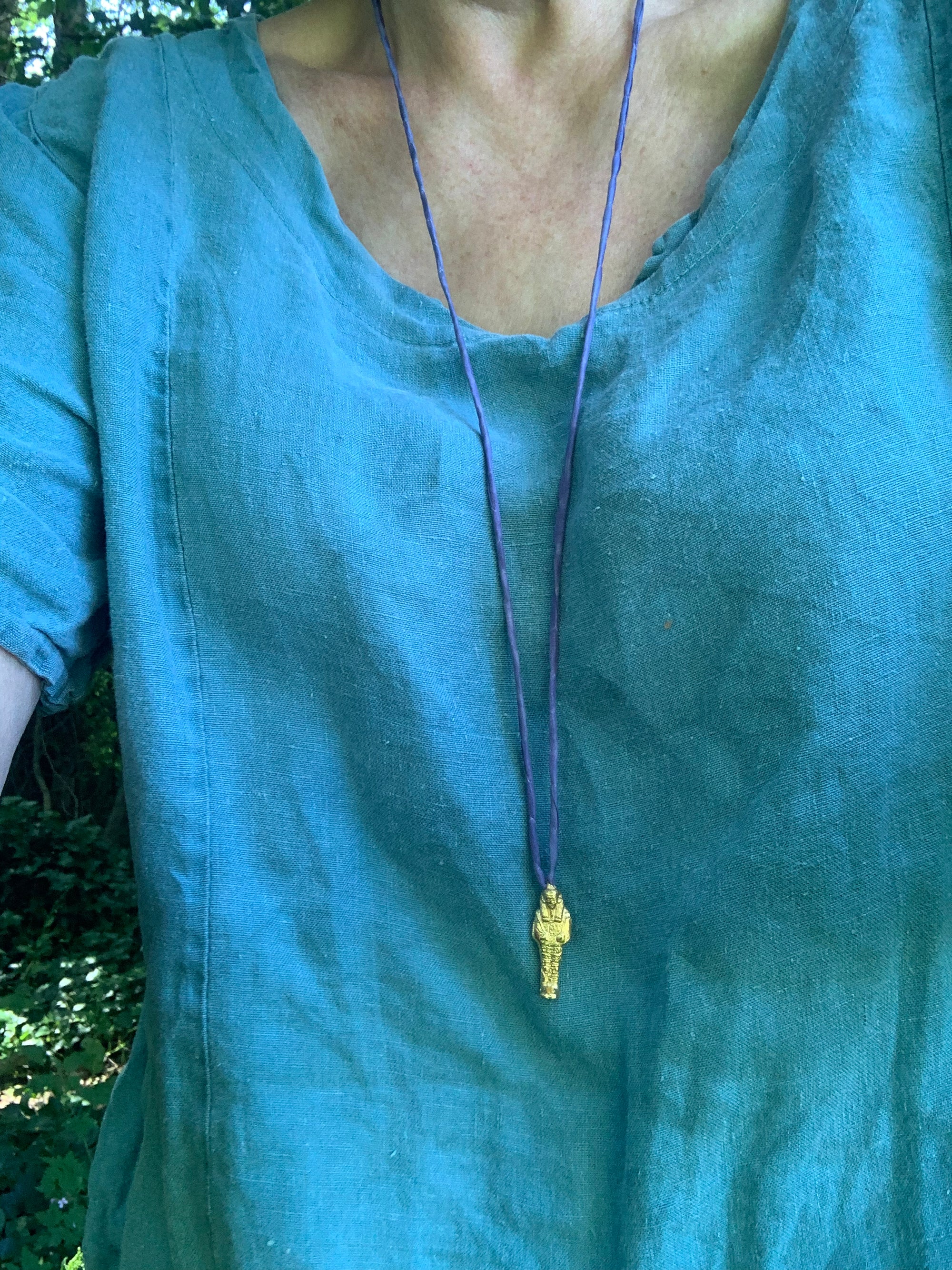 Mummy  gold plated bronze