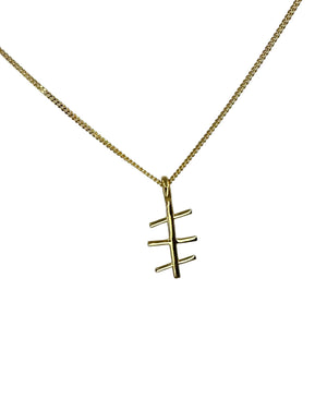 Mam necklace-small- Gold Vermeil