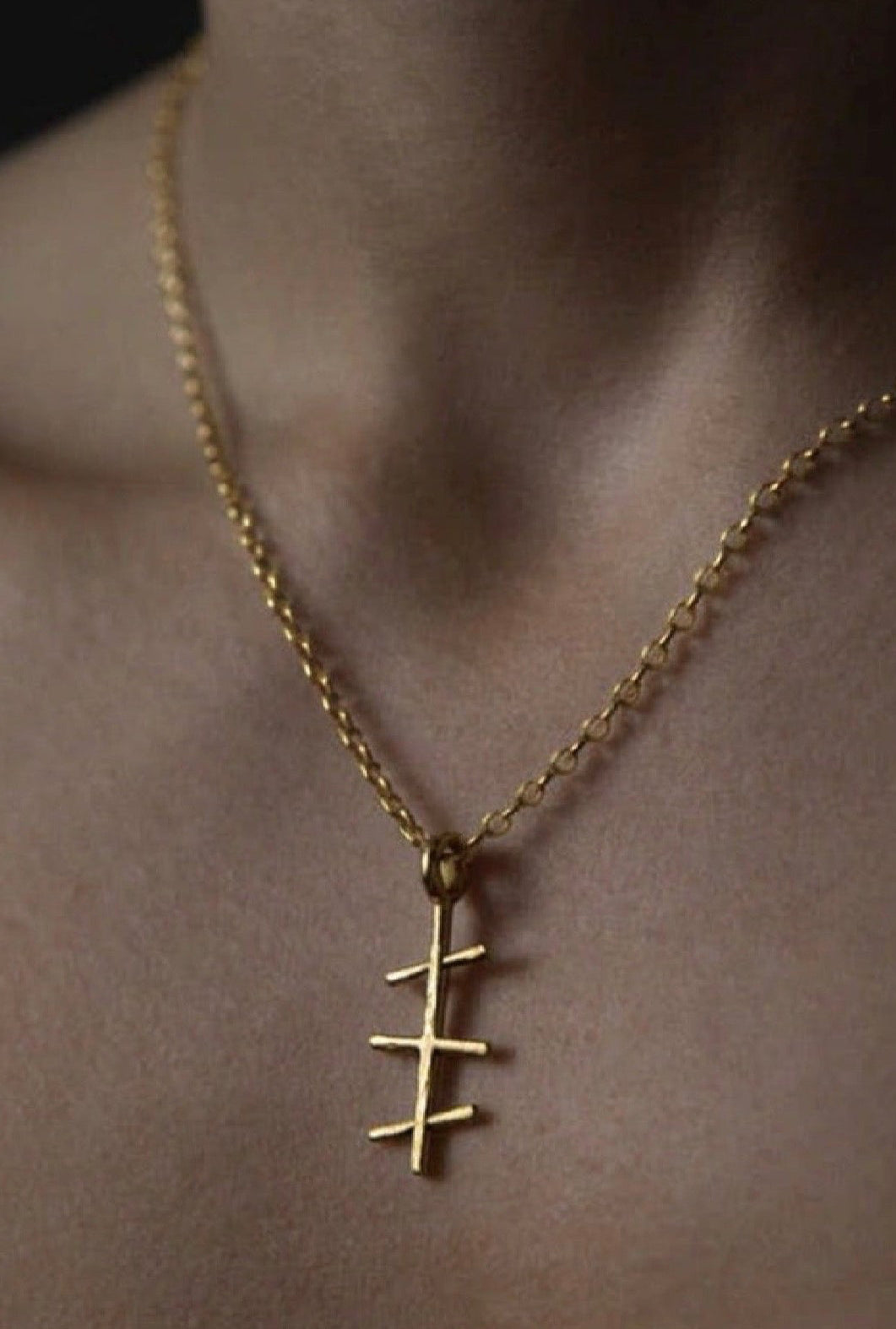 Mam necklace-small- Gold Vermeil