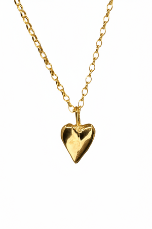 Gold Vermeil Ogham Treasure Heart