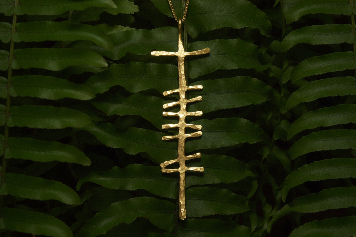 Statement  necklace in Gold Vermeil