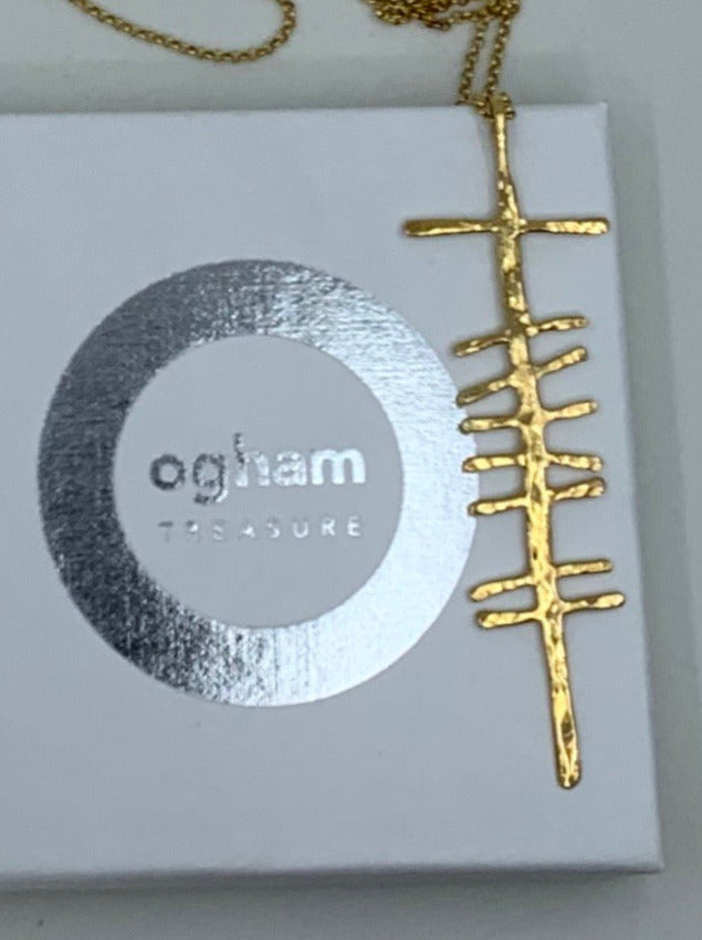 Statement  necklace in Gold Vermeil