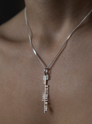 Health silver pendant-small