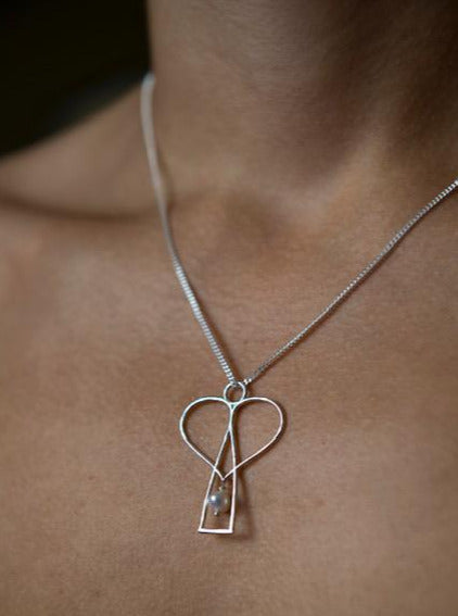 angel necklace- ogham treasure