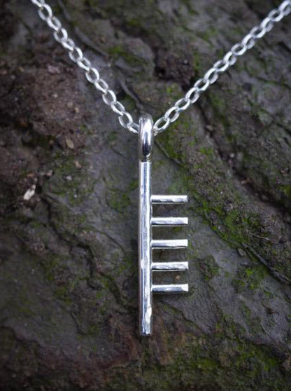 Rustic initial N-unisex