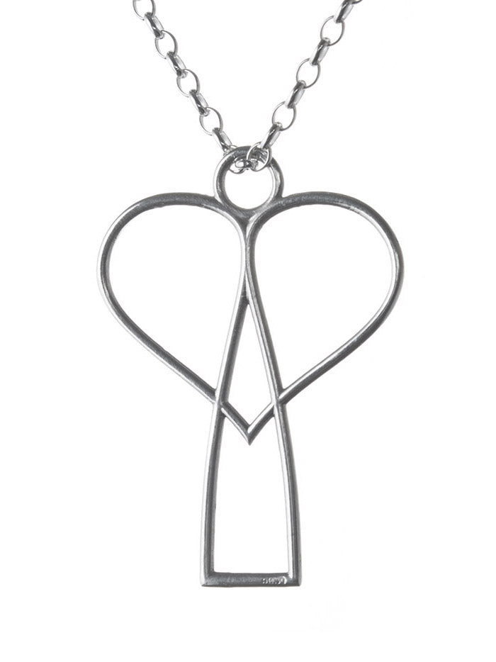Angel (medium silver pendant)