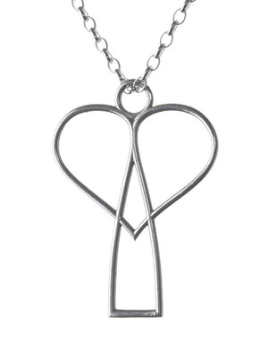 Angel (medium silver pendant)