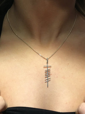 Love- Grá silver pendant-small