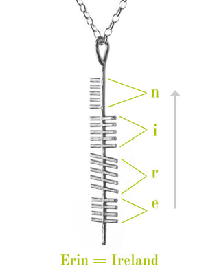 Ireland silver pendant explainer